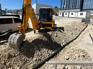 Kahramankazan Elektrik Hattı Kazımı